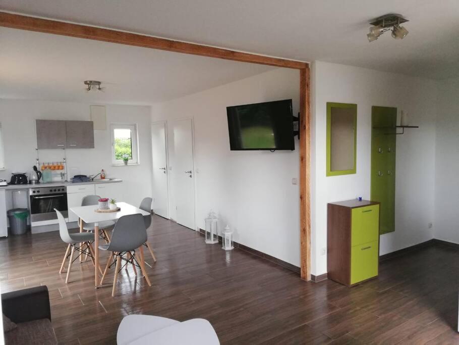 Ferienwohnung Am Stettiner Haff Monkebude Bagian luar foto