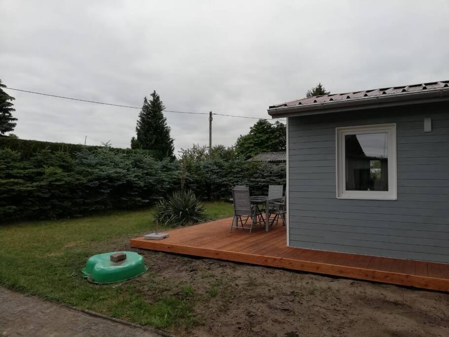 Ferienwohnung Am Stettiner Haff Monkebude Bagian luar foto